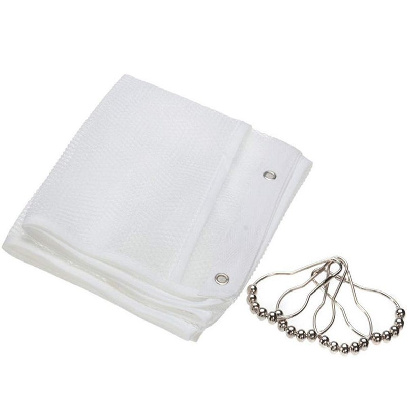 Lohas Select Quick Dry Fabric Bath Hanging Mesh Pockets Shower Organizer with 6-Pocket, 4 Hooks - Image 3
